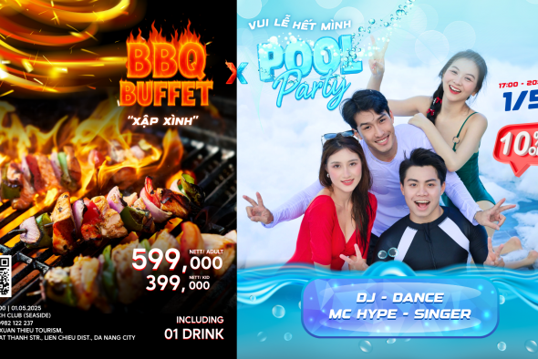 POOL PARTY X BBQ BUFFET on May 1st, 2025?! Nothing like you've seen at Nami Beach Club!