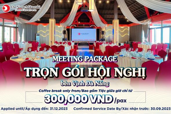 MEETING PACKAGE ONLY FROM 300,000 VND/PAX AT THE SEASIDE CONFERENCE VENUE