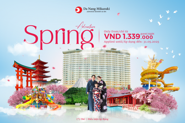 SPRING ADVENTURE: STARTING ONLY FROM 1,339,000 VND/GUEST/NIGHT