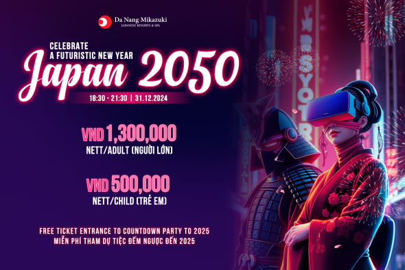 NEW YEAR EVE BBQ BUFFET & THE MOST SPECTACULAR JAPANESE SHOW IN DA NANG