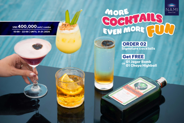MORE COCKTAILS EVEN MORE FUN
